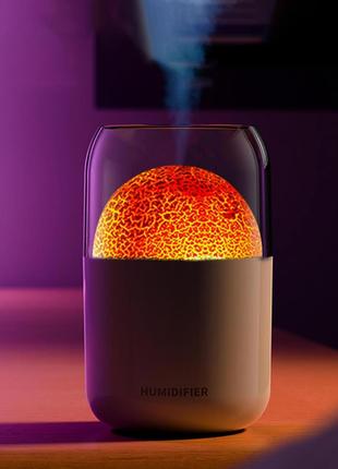 Ультразвуковой увлажднитель воздуха настольный Humidifier ламп...