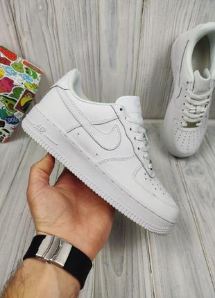 Женские кроссовки nike air force 1 low white