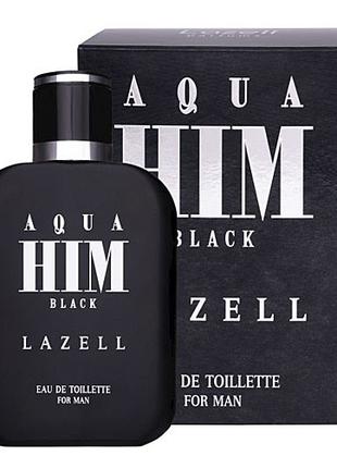 Aqua Him Black Lazell 100мл. Туалетна вода чоловіча Аква Хім Б...