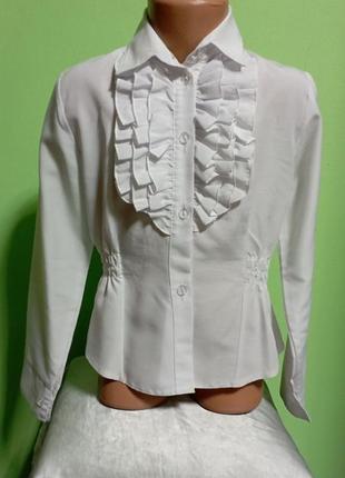 Белая блуза для девочек