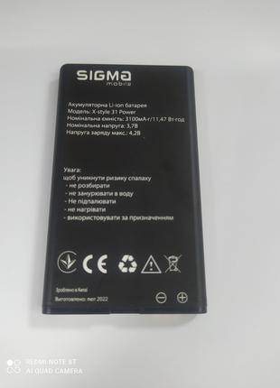 Аккумулятор для телефона Sigma X-style 31power