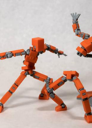подвижный Робот конструктор Лаки 13 с квадратной головой
