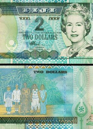 ФІДЖІ / FIJI ISLANDS 2 DOLLARS 2002 UNC