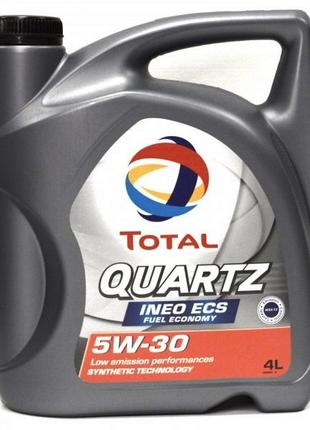 Масло моторное Quartz Ineo ECS C2 5W-30 4 л (151510) Total