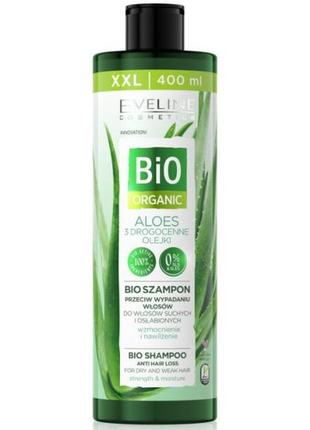 Шампунь против выпадения волосeveline cosmetics bio organic aloe