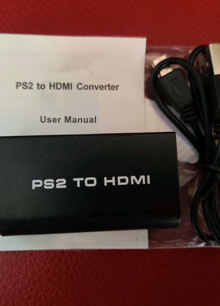 Компонентный конвертер переходник PS2 to HDMI + Audio
