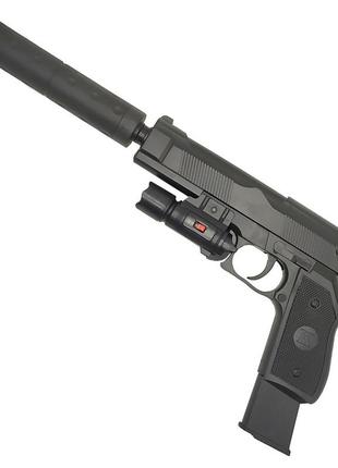 Детский игрушечный пистолет k2012-d, на пульках