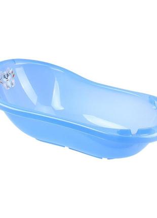 Детская ванночка для купания 8423txk голубая