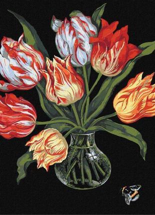 Картина за номерами "витончені тюльпани" ©kovtun_olga_art ідей...