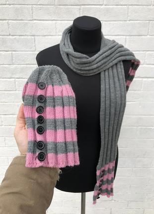 Комплект шарф + шапка