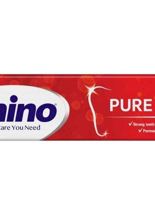 Зубна паста 50мл pure white відбілювальна ТМ Sanino