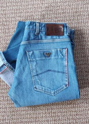 Armani jeans j17 regular slim джинсы селвидж оригинал (w30)