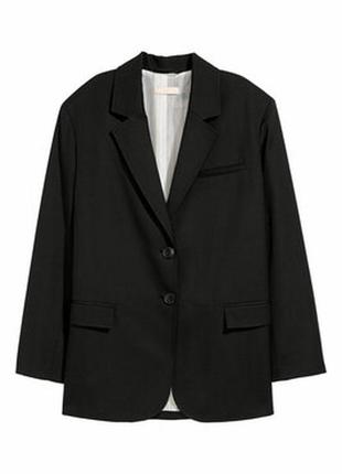 Большой брендовый черный удлиненный пиджак жакет bonprix, 20 р...