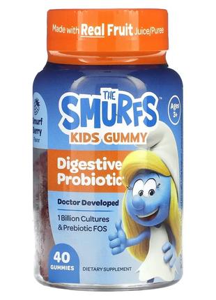 The Smurfs, жевательный пробиотик для пищеварения, для детей о...