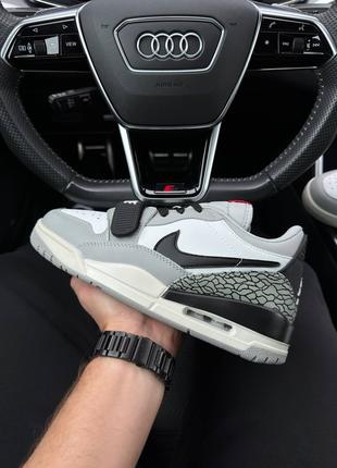 Мужские Кроссовки Nike Air Jordan Legacy 312 Low Grey White Black