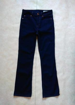 Брендовые джинсы палаццо клеш с высокой талией m&s, 12 размер.