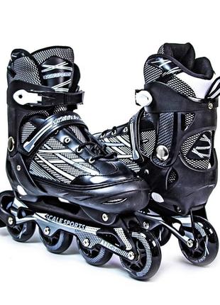 Ролики scale sports adult skates xl lf 935 41-44, черные