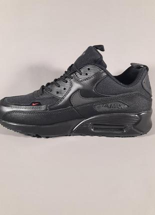 Кроссовки мужские черные Nike Air Max 90.