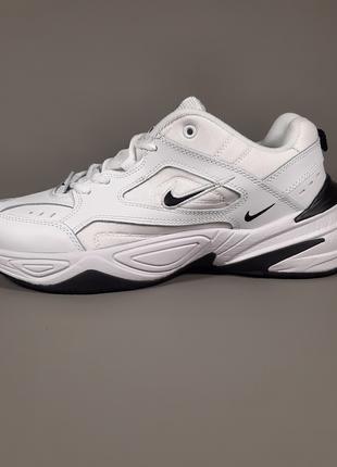 Кроссовки мужские .Кожа.Белые. Nike M2K Tekno (Air Monarch)