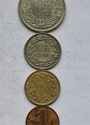 Монети Швейцарії