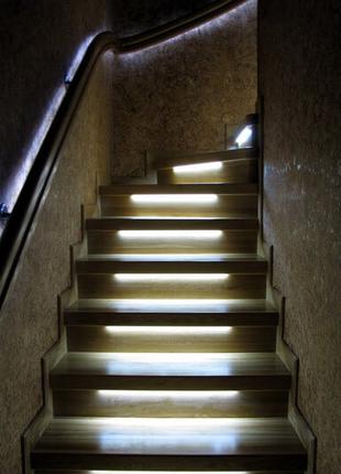 Автоматическая подсветка лестницы LED