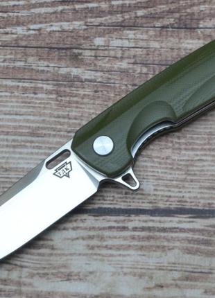 Нож складной Нус ТДК military green