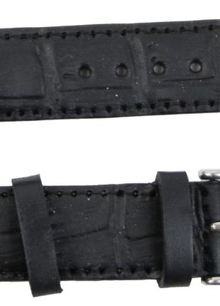 Кожаный ремешок для часов Mykhail Ikhtyar Ш20 мм черный