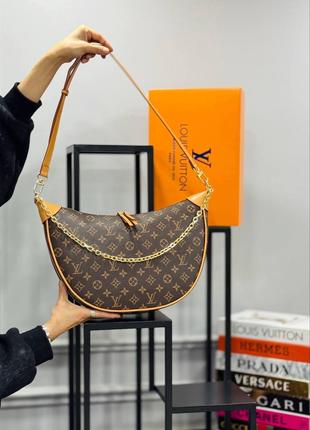 Сумка коричневая женская Louis Vuitton Сумка большая Луи Витон...