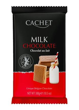 Шоколад молочный Cachet 32% какао 300 г