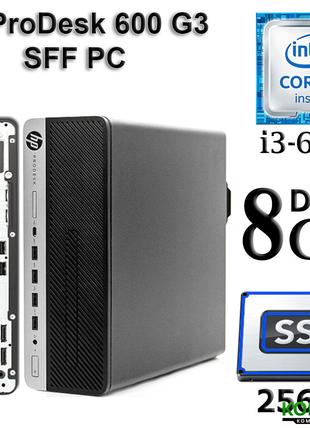 HP ProDesk 600 G3 SFF PC/ Intel Core i3-6100/ 8Gb DDR4/ 256Gb ...