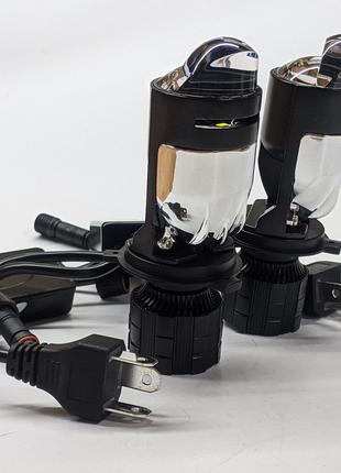 Світлодіодні лінзи Bi-LED EA Light X Y9 H4 Mini Lens 1.4" 6000...