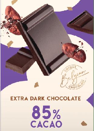 Шоколад чорний Cachet 85% какао 100 г