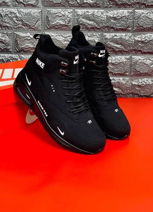 Мужские зимние кроссовки nike air max 90 gore-tex  с мехом най...