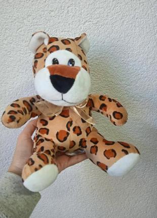 Мягкая игрушка плюшевый леопард, тигр, тигренок, гепард