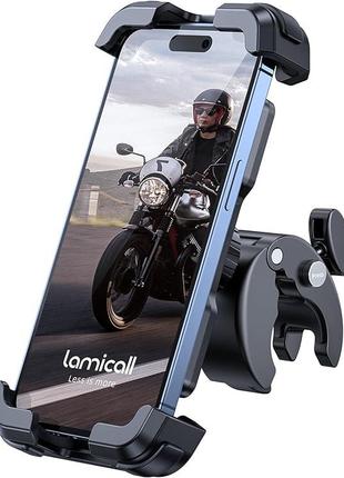 Кріплення для телефону Lamicall чорне на кермо велосипеда