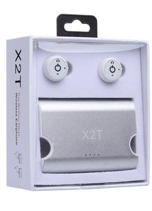 Беспроводные наушники TWS X2T Bluetooth 4.2 / Белый