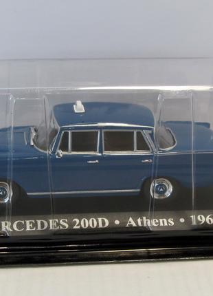 Mercedes 200D Athens 1965 Taxi, Altaya. 1:43 запечатанный блистер