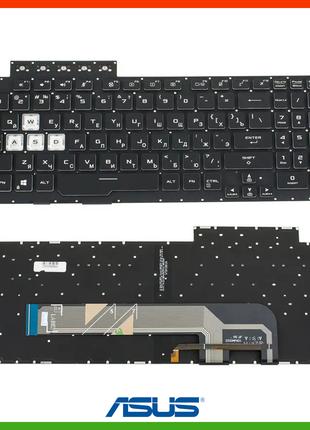 Клавиатура для ASUS FA506, FX506 series (rus, black, RGB подсв...