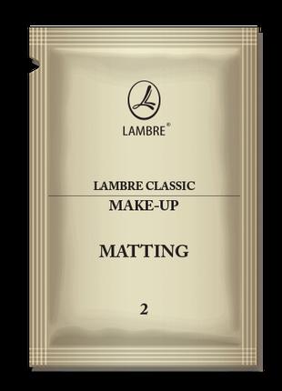Пробник тонального крема 2 мл Lambre Make Up Matting № 2