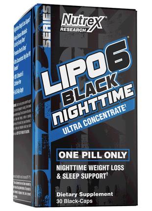 Жиросжигатель Nutrex Research Lipo-6 Black NightTime Ultra Con...
