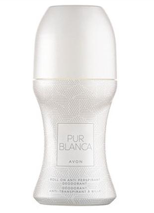 Кульковий дезодорант Pur Blanca Avon жіночий (Ейвон Пур Бланка)