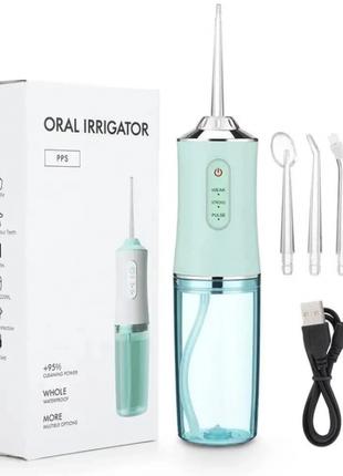 Ирригатор портативный электрический Oral Irrigator S3J2 для зу...