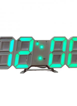 Електронний настільний LED годинник із будильником і термометр...