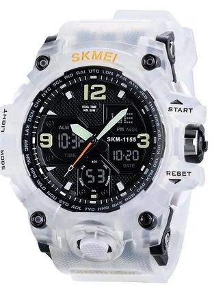 Часы наручные мужские SKMEI 1155BWT, наручные часы для военных...