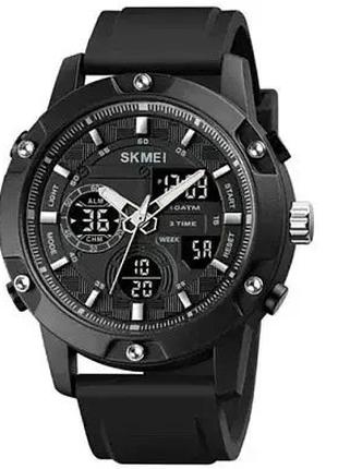 Часы наручные мужские SKMEI 1757BKBK BLACK-BLACK, часы наручны...