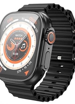 Смарт-часы с функцией разговора Hoco Smart Watch Y12 Ultra Чёрные