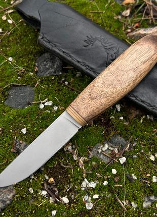 Нож ручной работы "Малыш" финского типа сталь Х12МФ
