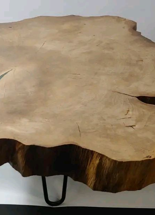 Стіл журнальний з натурального дерева, стіл кавовий, стіл прикров