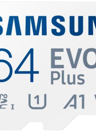 Карта памяти Samsung Evo Plus microSDXC 64GB (MB-MC64KA/EU) + ...