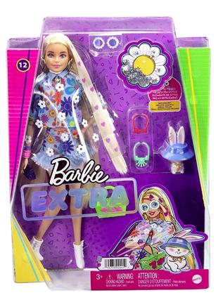 Кукла Barbie Extra Doll #12 in Floral Барби Экстра в цветочном...